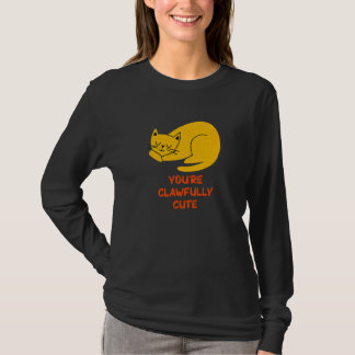 You're Clawfully Cute Cat Couples Kitten T-Shirt