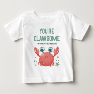 You're Clawsome Valentine's Day Card Baby T-Shirt