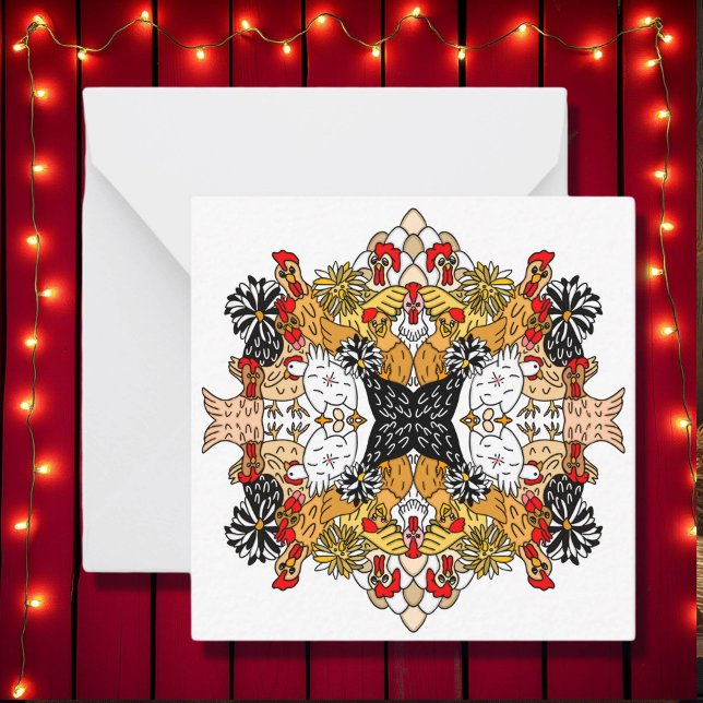 You're Cluckin' Awesome Funny Chicken Pun Humour Card (Creator Uploaded)