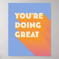 You're Doing Great Positive Inspirational Quote