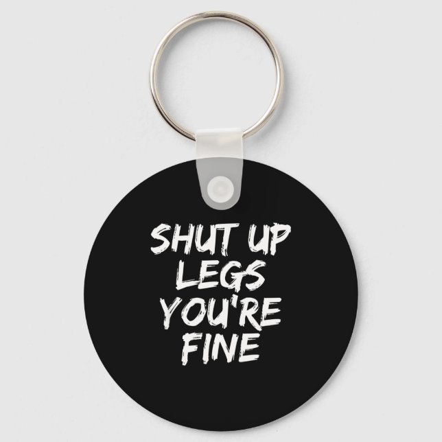 You're Fine Funny Running  Keychain (Front)