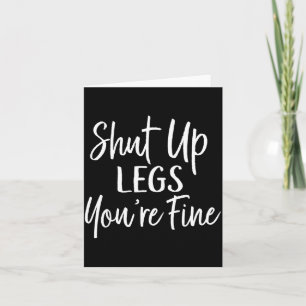 You're Fine Shirt For Gym - Funny Workout  Card