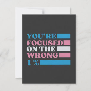 You're Focused on the Wrong 1 Percent LGBT Trans Card