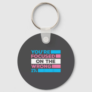 You're Focused On The Wrong 1% Transgender Rights Keychain