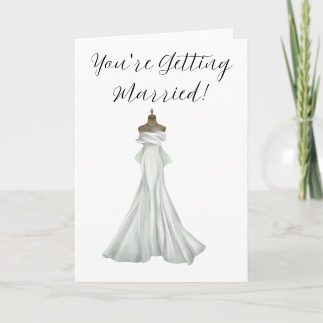 You're Getting Married! Card (Front)