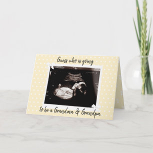 You're going to be a Grandma and Grandpa Card