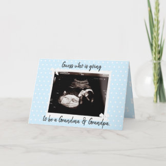 You're going to be an Grandma and Grandpa Card