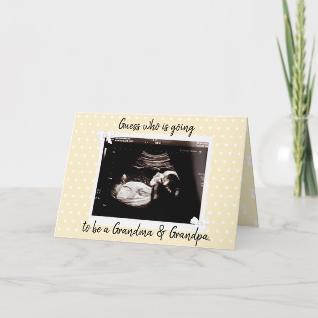 You're going to be an Grandma and Grandpa Card (Front)