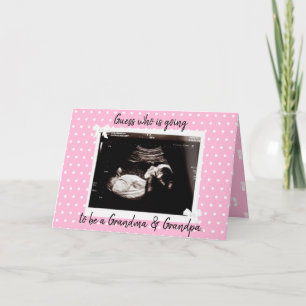 You're going to be an Grandma and Grandpa Card