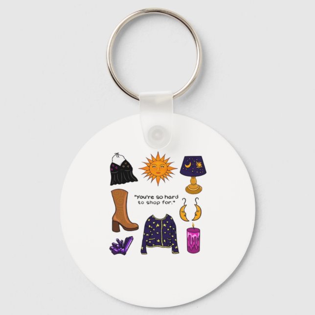 Youre Hard To Shop For Whimsigoth Aesthetic Classi Keychain (Front)