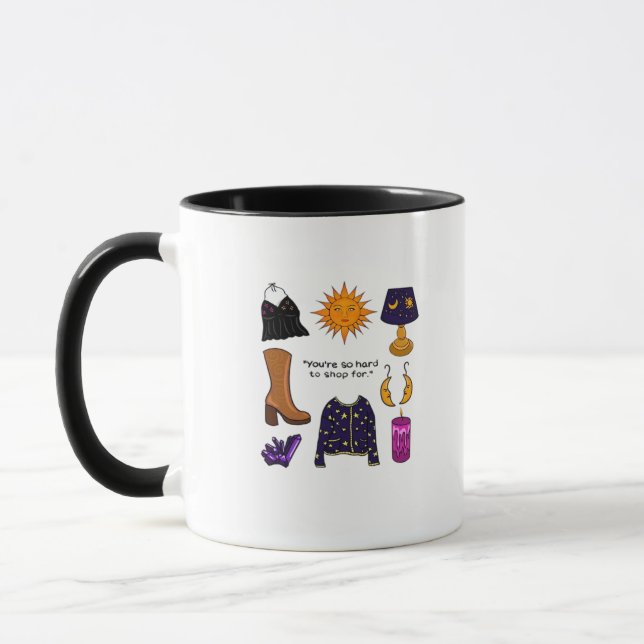 Youre Hard To Shop For Whimsigoth Aesthetic Classi Mug (Left)