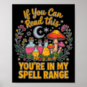 You're in my spell witchcraft moon goth occult poster
