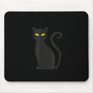 Youre Ing Meowt Me Out Meow Black Cat Halloween Mouse Pad