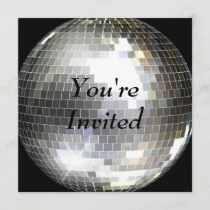 You're Invited - Disco Ball Invitation
