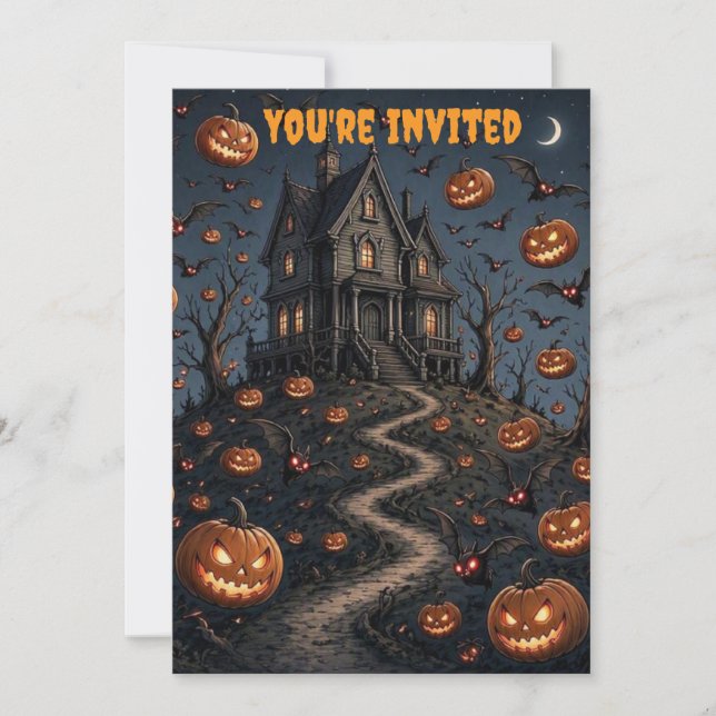 You're Invited Halloween Invitation (Front)