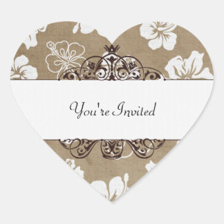 You're Invited Heart Sticker
