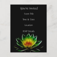You're Invited | Inner Light l Lotus Abstract Art