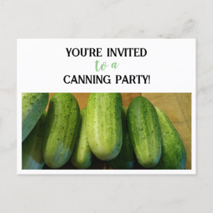 You're Invited to a Canning Party! Postcard