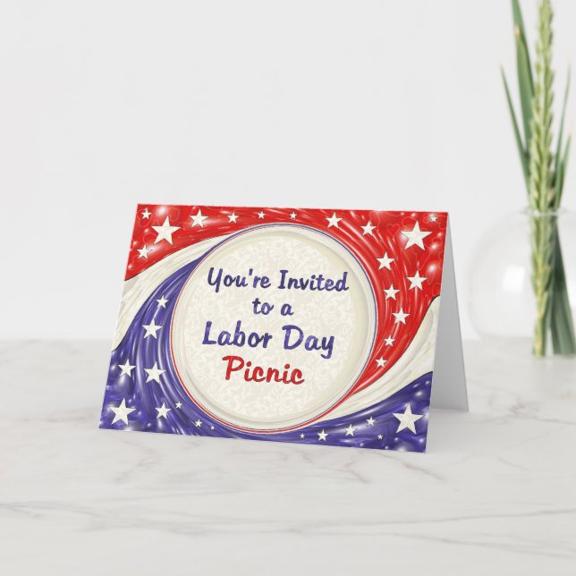 You're Invited to a Labour Day Picnic Invitation (Front)