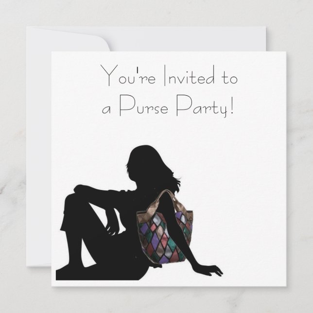 You're Invited to a Purse Party! Invitation (Front)