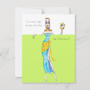 You're invited to eat, drink & be fabulous! invitation