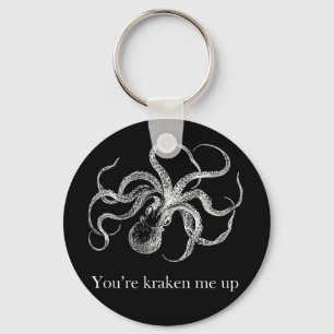 'You're kraken me up' Keychain