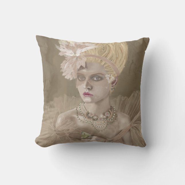 You're Late! Throw Pillow (Front)