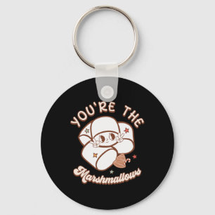 You're Marshmallow To My Hot Cocoa Christmas Coupl Keychain