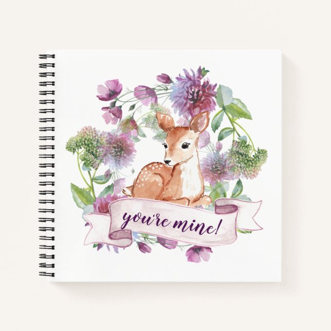 You're mine personalized Notebook (Front)