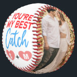 You're My Best Catch Boyfriend 2 Photo Softball<br><div class="desc">You're My Best Catch,  Gift for Him or Her,  Couples Gift,  Anniversary Gift,  Best Catch Softball</div>