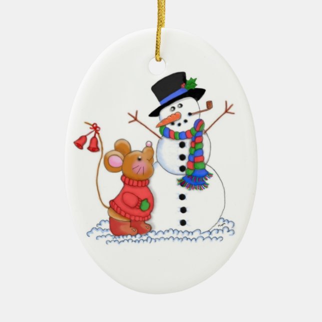 You're My Bestest Friend Ceramic Ornament (Front)