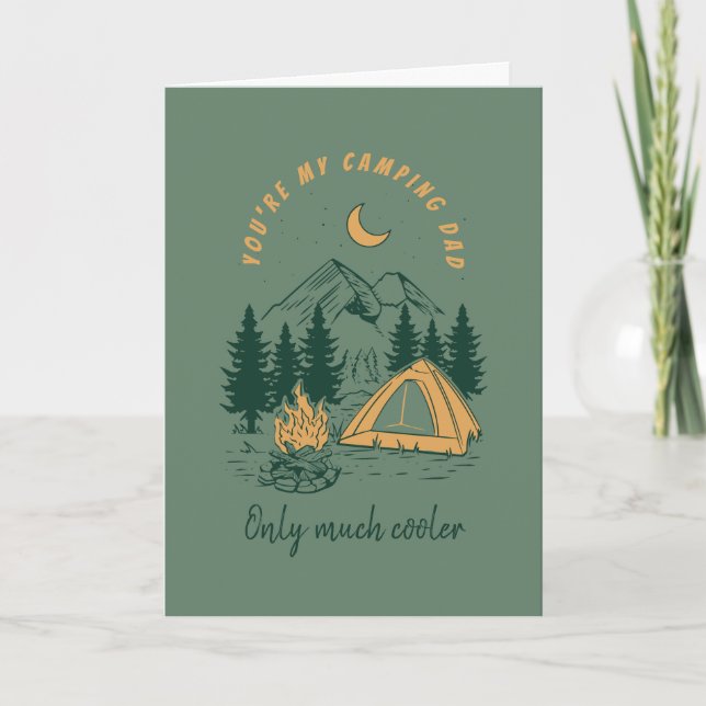 You're My Camping Dad Funny Father's Day Invitation (Front)