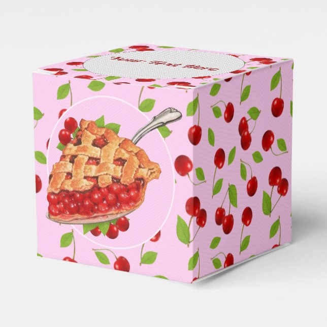 You're My Cherry Pie Favor Box (Front Side)