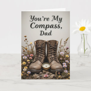 Youre My Compass Dad Nature Trail Fathers Day Card