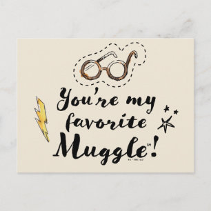 You're My Favourite Muggle™ Postcard
