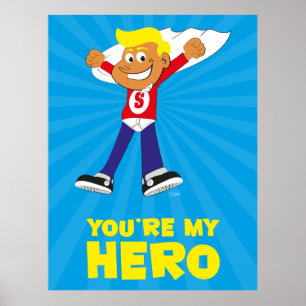 You're My Hero Poster