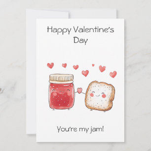 You're My Jam!" – Cute & Punny Valentine’s Day Card