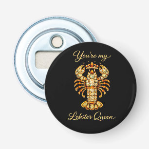 You're My Lobster Queen Bejewelled Diamond Luxury Bottle Opener