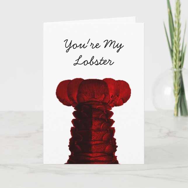 You're My Lobster Valentine's Day Card (Front)