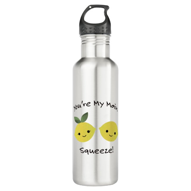 You're My Main Squeeze Lemons 710 Ml Water Bottle (Front)