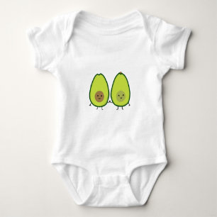 You're my PERFECT HALF, AVOCADO Baby Bodysuit