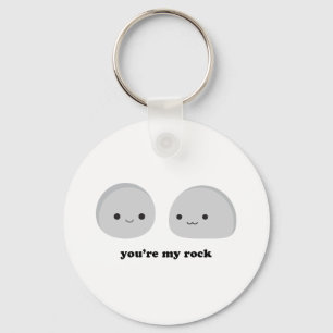 You're My Rock Keychain