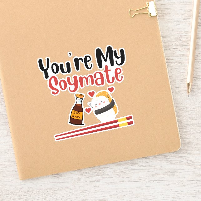 you're my soymate , soy and sushi couples (Notebook)