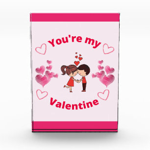 You're my Valentine Photo Block