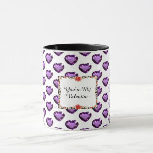 You're My Valentine Pink Heart Coffee Mug