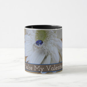 You're My Valentine Sapphire Diamond Coffee Mug