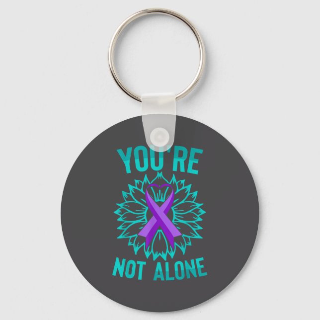 Youre Not Alone  Keychain (Front)