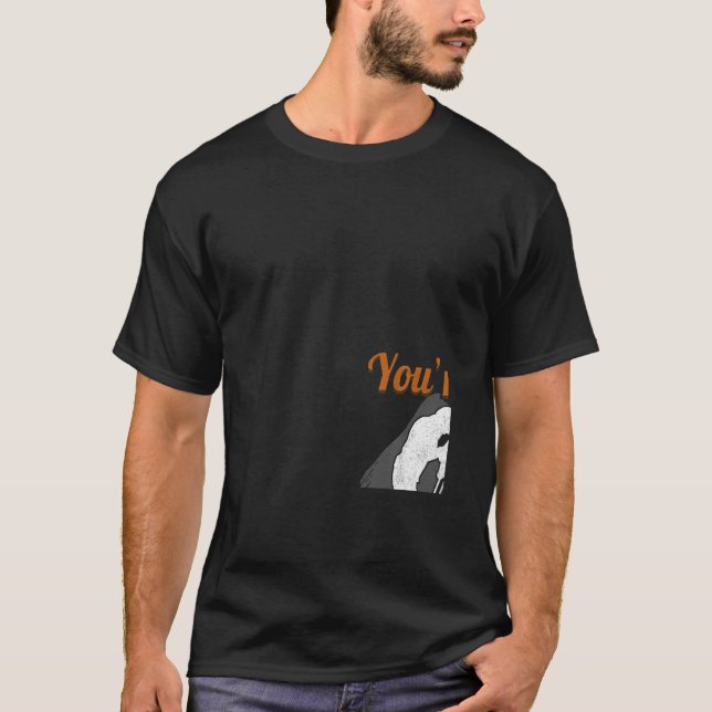 You're Not Even On My Level Engineer Tripod Land S T-Shirt (Front)