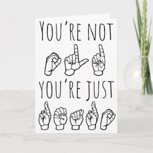 You're Not Old, You're Retro Birthday Card