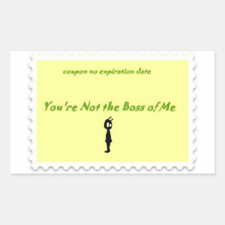 You're not the boss Alien sticker coupon